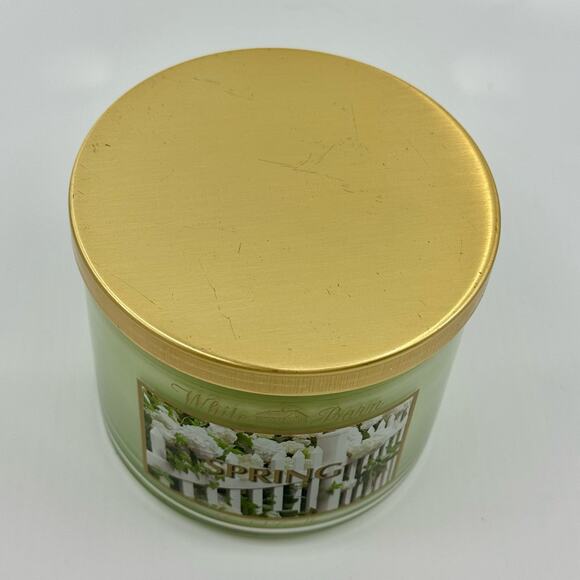 Bath & Body Works/ White Barn "Spring" 3-wick candle 14.5oz - Picture 2 of 5